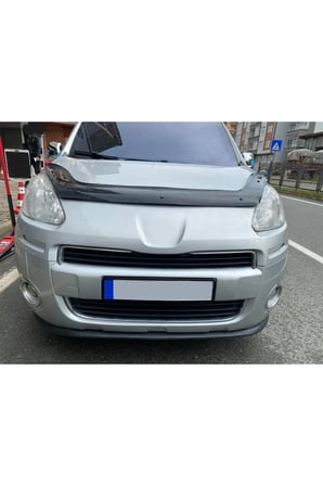 PEUGEOT PARTNER UYUMLU ÖN LİP TAMPON EKİ BODY KİT YUMUŞAK MAT SİYAH KIRILMAZ