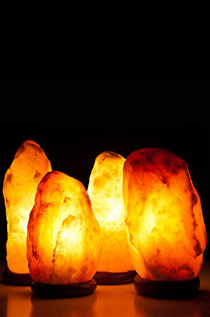 2 Adet Himalaya Tuz Lambası 4-6 Kg. Arası Ağırlığında Enerji Temizliği Şifa Kaynağı Tuz Lamba