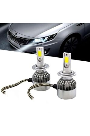 Fiat Albea Kısa Farlar Için Uyumlu Şimşek Etkili Led Xenon Beyaz Far Ampulü