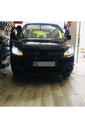 Volkswagen Caddy Mk3 Kısa Farlar Için Uyumlu Şimşek Etkili Led Xenon Beyaz Far Ampulü