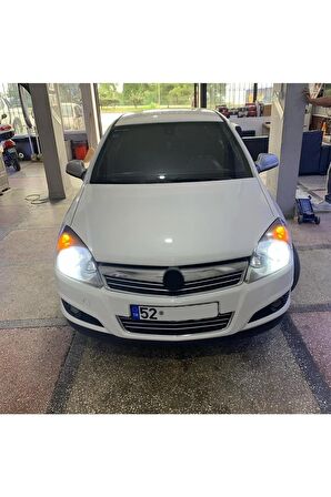 Opel Astra H Kısa Uyumlu Şimşek Etkili Led Xenon Far Ampulü Uyumlu