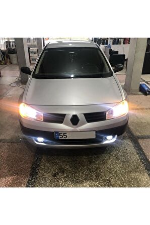 Renault Megane 2 Kısa Uyumlu Şimşek Etkili Led Xenon Far Ampulü Uyumlu