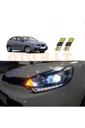 Seat Ibiza 02-08 Uyumlu Park Ampulü Beyaz Led Aydınlatma Ampulü Canbus'li