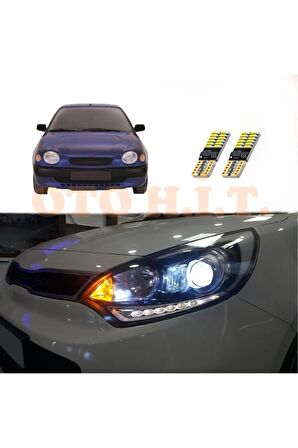 Toyota Corolla 99-01 Uyumlu Park Ampulü Beyaz Led Aydınlatma Ampulü Canbus'li