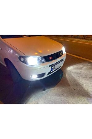 Fiat Albea Uzun Farlar Için Uyumlu Şimşek Etkili Led Xenon Beyaz Far Ampulü