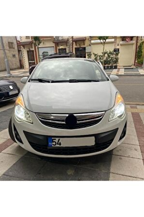 Opel Corsa D Uzun Farlar Için Uyumlu Şimşek Etkili Led Xenon Beyaz Far Ampulü