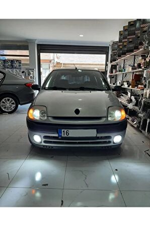 Renault Clio 2 Uzun Farlar Için Uyumlu Şimşek Etkili Led Xenon Beyaz Far Ampulü