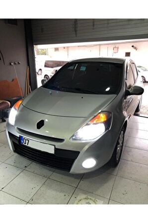 Renault Clio 3 Uzun Farlar Için Uyumlu Şimşek Etkili Led Xenon Beyaz Far Ampulü
