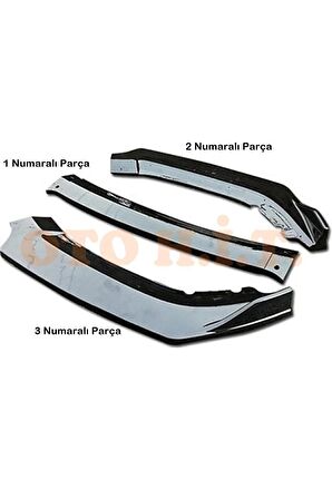 Peugeot 301 Makyajlı Uyumlu Ön Tampon Eki Bodykit Karlık Lip