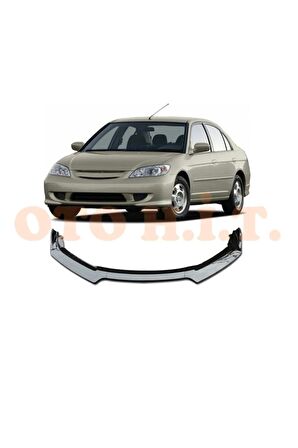 Honda Vtec 2 Uyumlu Esnek Ayarlanabilir 3 Parça Kanatlı Piano Black Ön Lip