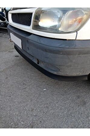 Ford transit uyumlu body kit ön tampon eki kırılmaz yumuşak lip mat siyah