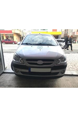 HYUNDAİ GETZ MAKYAJLI UYUMLU BODY KİT ÖN TAMPON EKİ KIRILMAZ YUMUŞAK LİP MAT SİYAH