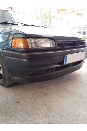 MAZDA 323 UYUMLU BODY KİT ÖN TAMPON EKİ KIRILMAZ YUMUŞAK LİP MAT SİYAH