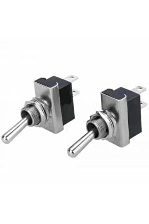 Metal Paslanmaz Düğme Aç-kapa 25a. 12v 2 Adet