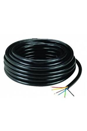 2*0.5 Tekne Elektrik Led Kablosu Siyah 10 Metre