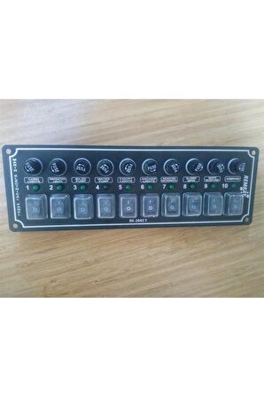 Switch Panel 10 li Yatay Tip