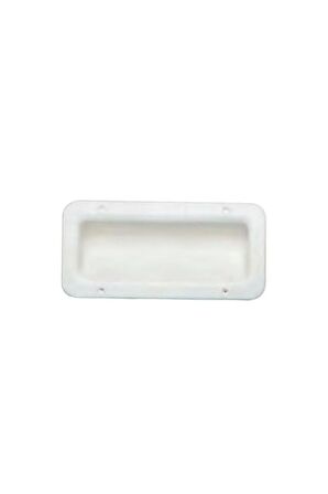 Gömme Tutamak Plastik Beyaz 85x175mm