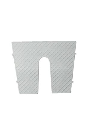 Tekne Motor Ayna Plakası Dış Beyaz 450x360mm