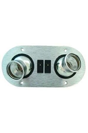 Tekne Karavan Gömme Aydınlatma Ikili Alüminyum 20*10cm