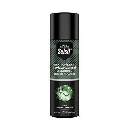 Selsil Yağsız Elektronik Devre Kart Temizleme Spreyi 500 ml.