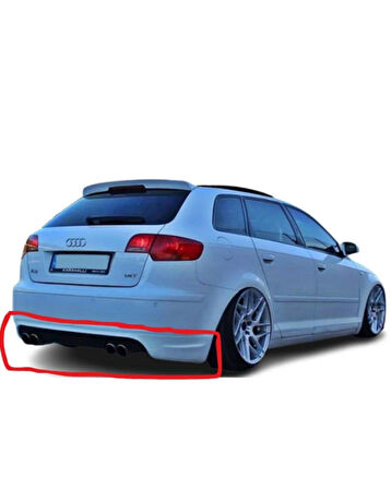  Audi A3 8p 5 Kapı (2003 - 2008) ARKA EK (( BOYASIZ ))