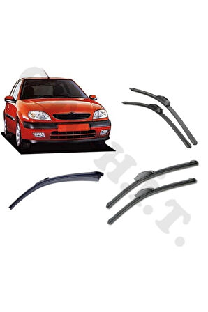 CİTROEN SAXO SİLECEK TAKIMI 1996-2003 ÖN CAM SİLECEĞİ