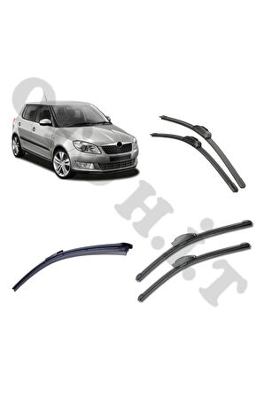 SKODA FABİA SİLECEK TAKIMI 2007-2014 ÖN CAM SİLECEĞİ