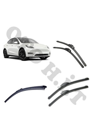 TESLA MODEL Y SİLECEK TAKIMI 2021-2024 ÖN CAM SİLECEĞİ