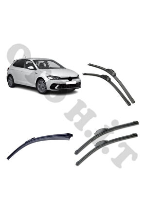 VOLKSWAGEN POLO SİLECEK TAKIMI 2018-2024 ÖN CAM SİLECEĞİ