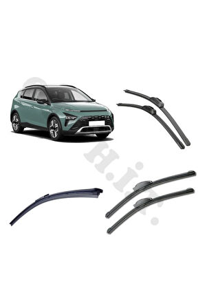 HYUNDAİ BAYON SİLECEK TAKIMI 2021 ÜZERİ ÖN CAM SİLECEĞİ