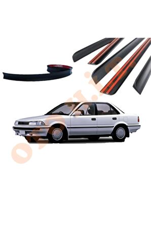 TOYOTA COROLLA 88-92 UYUMLU BAGAJ ÜSTÜ SPOİLER MAT SİYAH