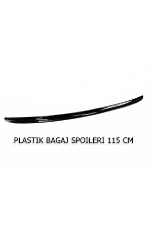 Vw Passat B7 Uyumlu Bagaj Üstü Spoiler Piano Black 115 Cm