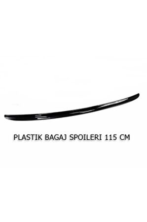 Skoda Octavia 2013 Ve Üzeri Uyumlu Bagaj Üstü Spoiler Piano Black 115 Cm