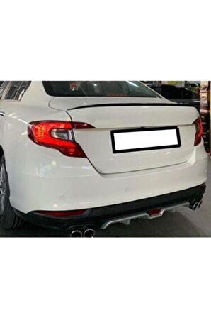 Fiat Egea Uyumlu Bagaj Üstü Spoiler Piano Black Tam Uyumlu