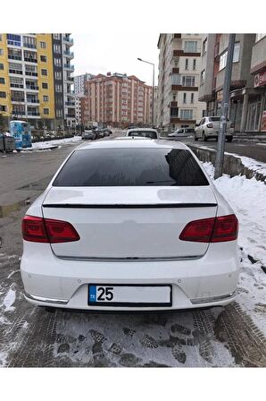 Vw Passat B7 Uyumlu Bagaj Üstü Spoiler Piano Black