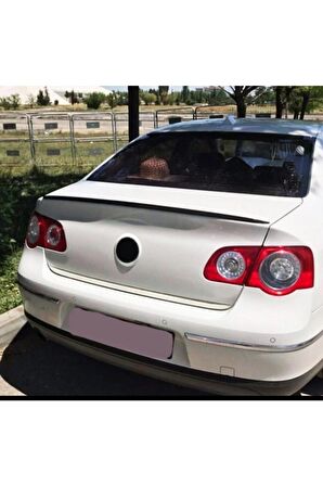 Vw Passat B6 Uyumlu Bagaj Üstü Spoiler Piano Black
