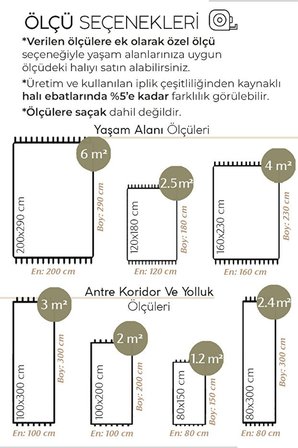 Atlas Halı Hermes HU05A Akrilik Yumuşak Dokulu Leke Tutmaz Keçeleşmez Sade Spor Halı