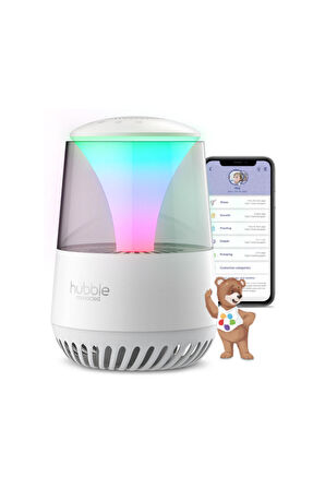 Hubble Pure Hava Temizleyici Ninni Çalar  Bluetooth Speaker  Gece Lambası