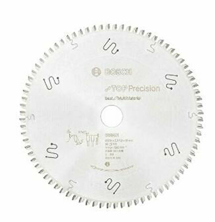 BOSCH Bmm Daire Testere Bıçağı 254*30 mm 80 Diş 