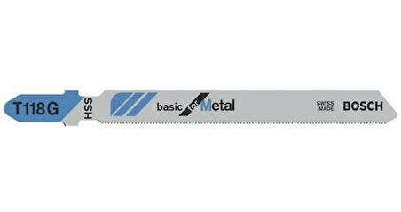 BOSCH Dekupaj Testere Bıçağı Agzı T-118 G 5'Lı 