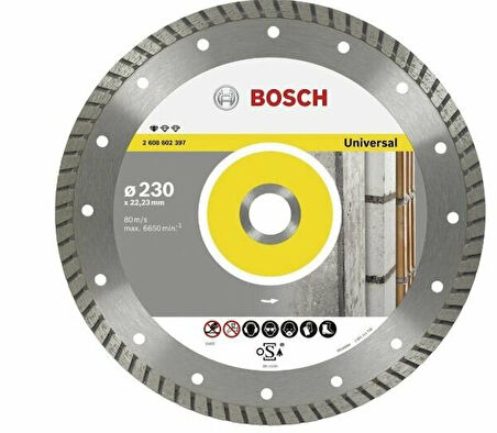BOSCH Elmas Kesici Standard For Universal Turbo 230 mm 