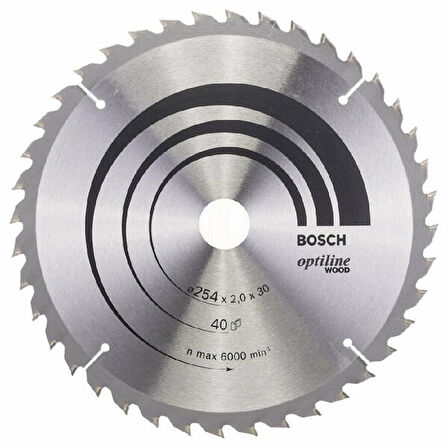 BOSCH Optiline 254*40 mm Elmas Destere 