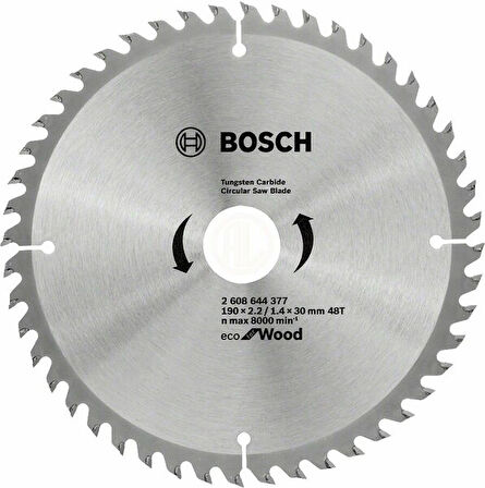 BOSCH Optiline Eco 190*30 48 Diş Daire Testere 10'Lu 