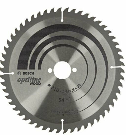 BOSCH Opw Daire Testere Bıçağı 216*30 mm 54 Diş 