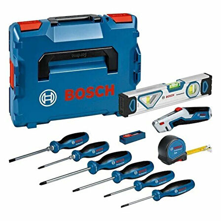 BOSCH 0615990N2R Profesyonel El Aleti Seti 19 Parça+L-Boxx 102