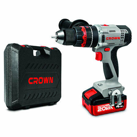 CROWN Akülü Darbeli Matkap 20V-4Ah Ct21075Hmx-4 Bmc 