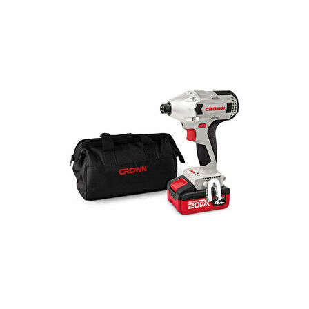 CROWN Akülü Darbeli Vidalama 20V-4Ah Ct22021Hx-4 Tb 