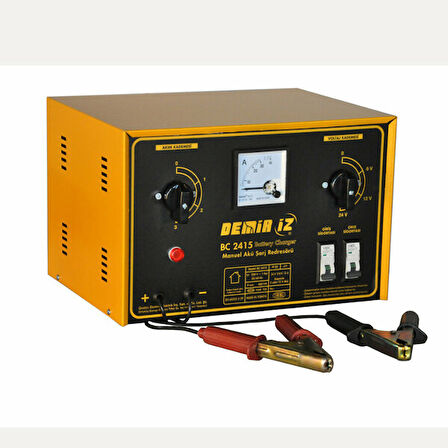 DEMİRİZ 24V-15A Manuel İki Akü Şarj 