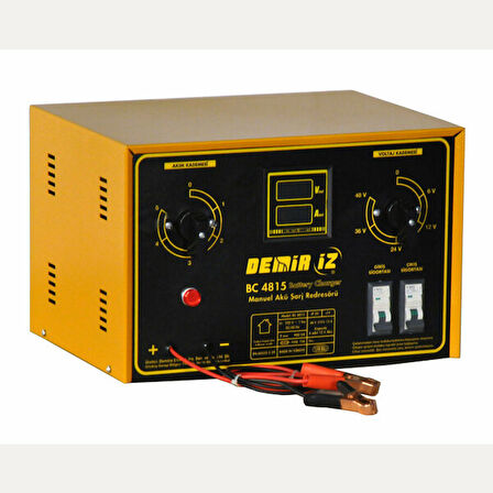 DEMİRİZ 48V-15A Manuel Dört Akü Şarj 