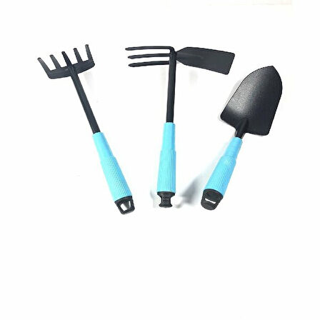 DOST DST05 Çelik Mini Hobi Bahçe Seti Kürek-Çapa-Tırmık 